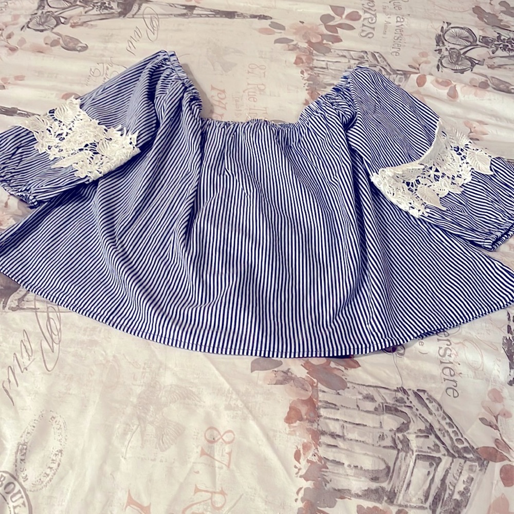 Medium Blue stripes